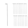 Tingyuan 24 Inches Single Stem Plant Support Stakes Steel Garden Stakes, Pack of 20