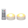 LED Pumpkin Lights with Remote and Timer, Jack-O-Lantern Light, Halloween Light, Flameless Candles for Pumpkins Set of 2