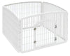 IRIS 24'' Exercise 4-Panel Pet Playpen with Door, Pearl White by IRIS USA, Inc.