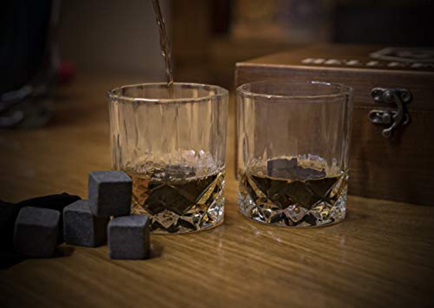 Whiskey Decanter Set Christmas Gift Whiskey Stones Bourbon 