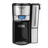 Hamilton Beach (47950) Coffee Maker with 12 Cup Capacity & Internal Storage Coffee Pot, Brewstation, Black/Stainless Steel