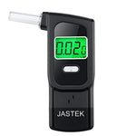 JASTEK Professional Breathalyzer [New Version] Portable Digital Alcohol Tester Detector with 5 Mouthpieces for Personal Use -Black