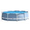 Intex 10' x 30" Prism Frame Above Ground Family Swimming Pool