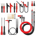 Micsoa MICTL-038 Premium Test Leads Set, Digital Multimeter Leads Kit Multimeter Probes Electronic Multimeter Test Leads with Alligator Clips Set of 20