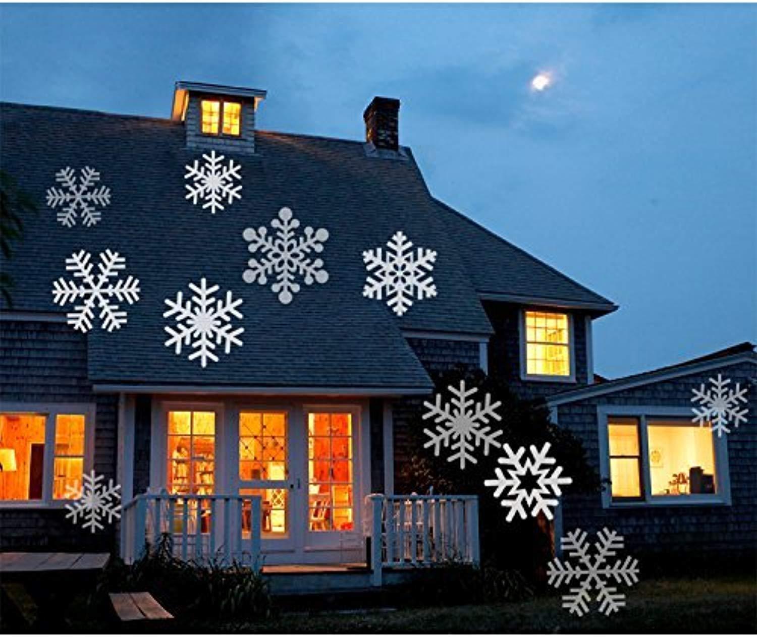 Christmas Lights, PRODELI Snowflake Projector Waterproof LED Xmas Ligh ...
