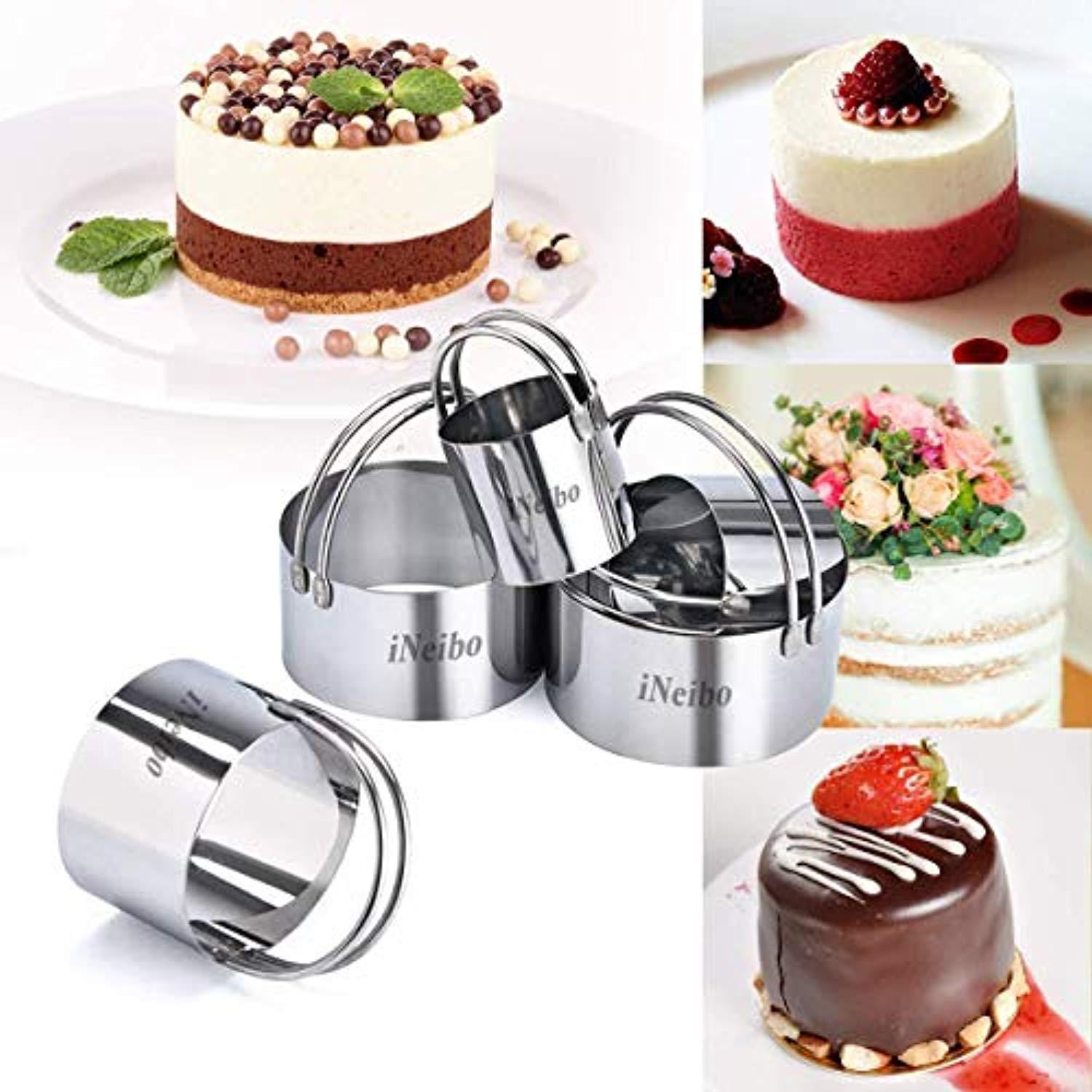 Biscuit Cutter, Dough Blender, iNeibo Pastry Scraper with Egg Separator, Heavy Duty & Durable Baking Dough Tools