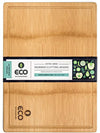 Extra Large Single Piece Surface Bamboo Wood Cutting and Chopping Board 18x13" with Drip Groove by Eco Kitchenware