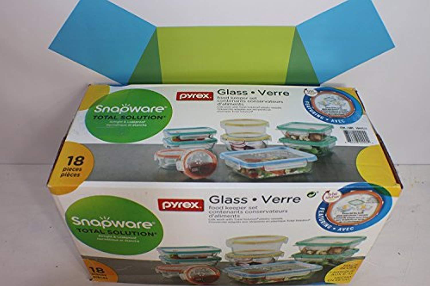 Snapware Container Blue Snaps Snapware Total Solutions 18 piece Glass Containers – US Home Gear LLC