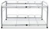 Surpahs 2 Tier Under Sink Expandable Shelf Organizer, Storage Rack (Silver)