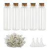 Superlady 36pcs 25ml Small Mini Glass bottles Jars with Cork Stoppers