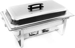 Alpha Living 8QT Chafing Dish High Grade Stainless Steel Chafer Complete Set