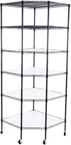 SoSo-BanTian1989 72"x28"x28" Commercial 6 Tier Adjustable Wire Metal Shelf Rack (Chrome)