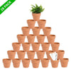 DDMY 28 Pcs Mini Clay Pots 2.3'' Small Terracotta Pot Flower Vases Pottery Planters Clay Ceramic Pots Succulent Nursery Pots- Great for Indoor/Outdoor Plants,Crafts,Wedding Favor Kid Birthday