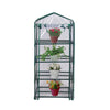 Blissun 4 Tier Mini Greenhouse, 27" L x 19" W x 62" H (green)