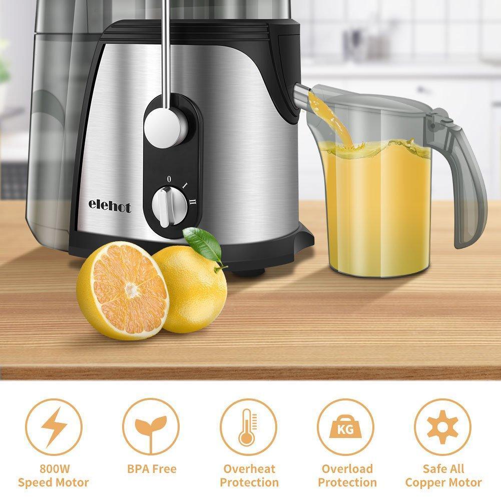 110V 800W 85MM Stainless Steel 3 Gear Electric Juicer Machine