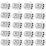 4 Pack Digital Refrigerator Freezer Thermometer,Max/Min Record Function with Large LCD Display by LinkDm