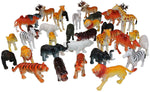 Set of Mini Safari Toy Animals Small Zoo Animal Figures (36)