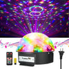 Disco Lights, JELEGANT Dj Light LED Stage Light Party Lights Disco Ball Strobe Light Crystal Magic Ball Lights Sound Activated Strobe Light for Wedding Party KTV Club Pub Show Nightclub Karaoke