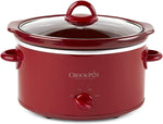 Crockpot Red SCV401-TR 4-Quart Manual Slow Cooker